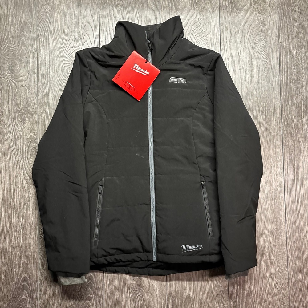 Milwaukee M12 Womens Heated Jacket Black Size M New with Battery Pack 232B-21M